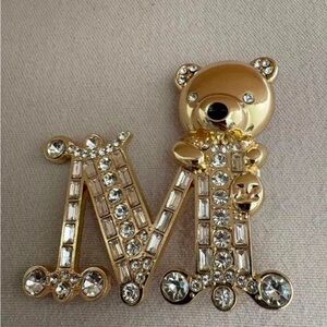 Max Mara bear brooch